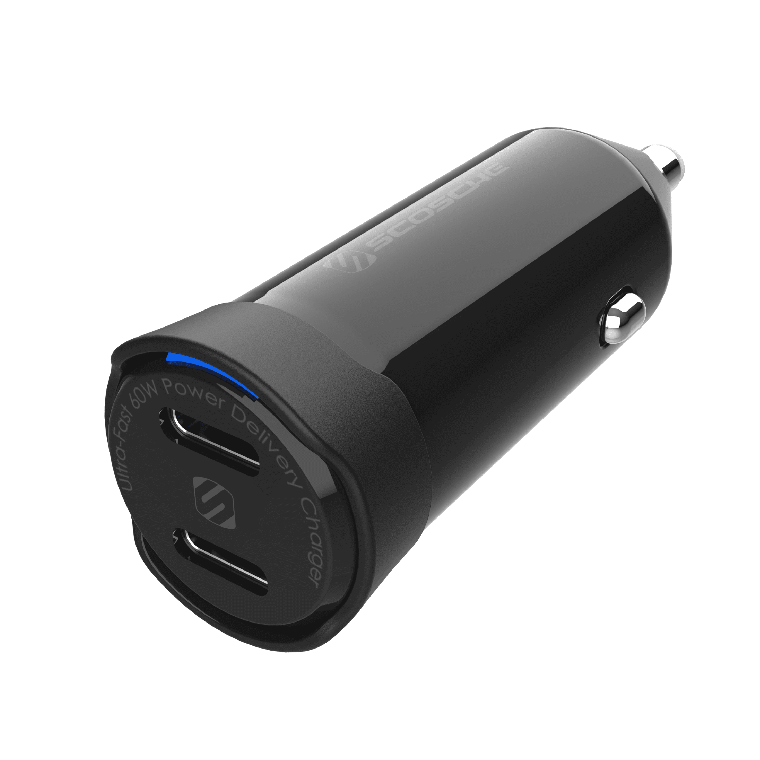 Scosche PowerVolt Dual USB-C Car Charger 60W