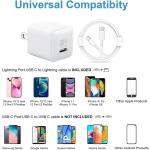 20W PD Wall Charger with 3FT USB-C Cables