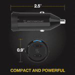 Scosche PowerVolt Dual USB-C Car Charger 60W