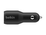 Belkin Dual USB-C Car Charger 36W Black