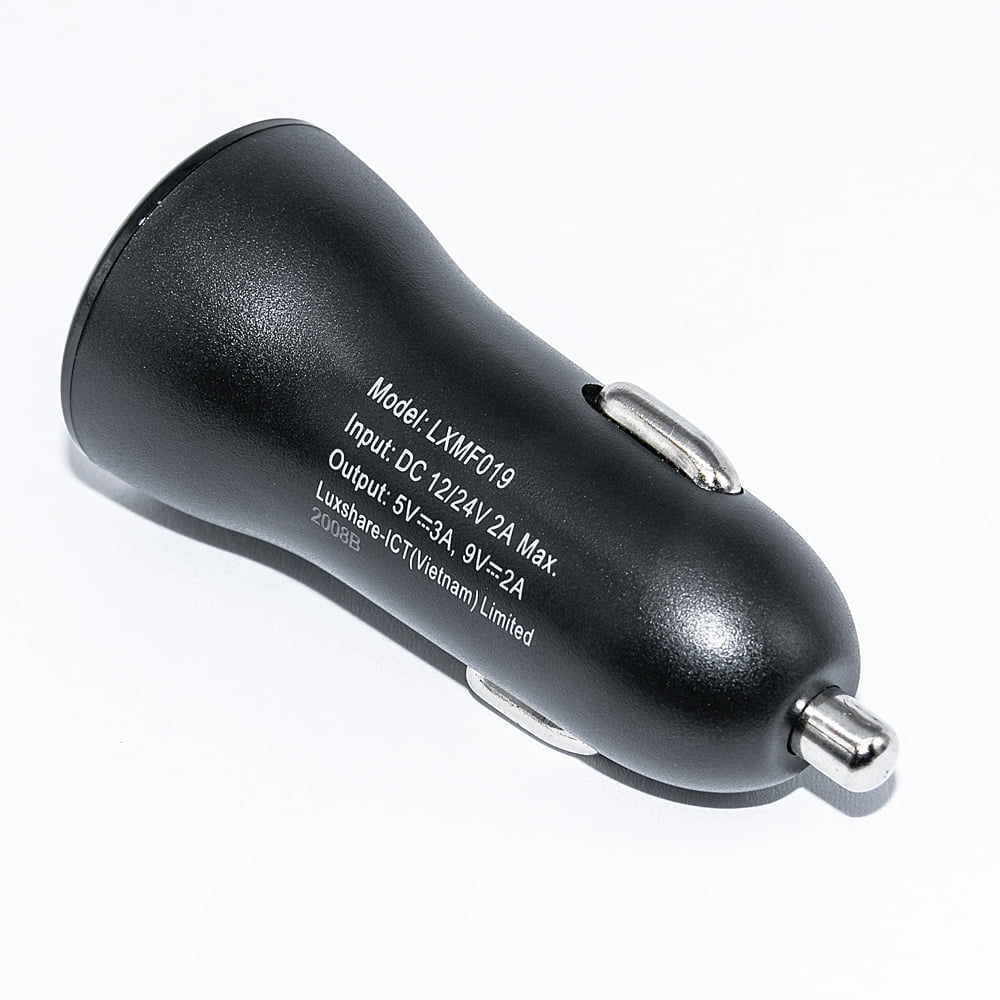 18W PD USB-C Car Charger with 3ft Cable