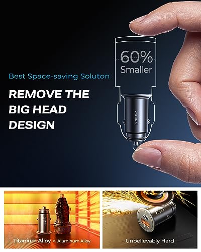 AINOPE 67.5W USB Car Charger Adapter