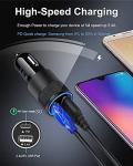 AILKIN 30W Dual Port USB-C Car Charger