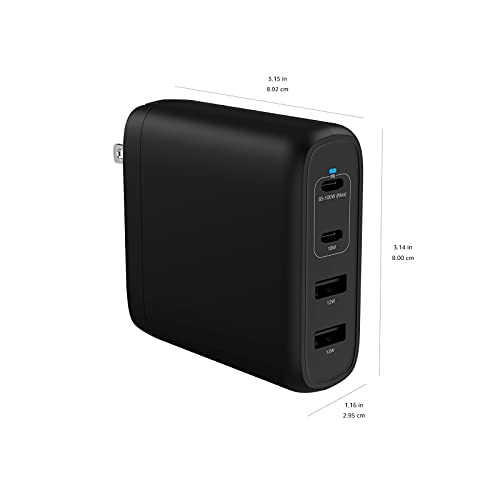 Amazon Basics 98W Four-Port GaN Wall Charger