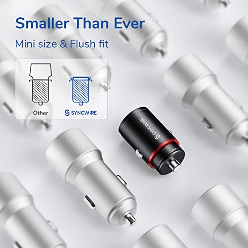Syncwire 30W Fast USB-C Car Charger Dual Port