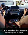 70W Dual PD USB-C Car Charger for Fast Charging