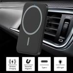 Magnetic Wireless Car Charger Mount for iPhone 14/15