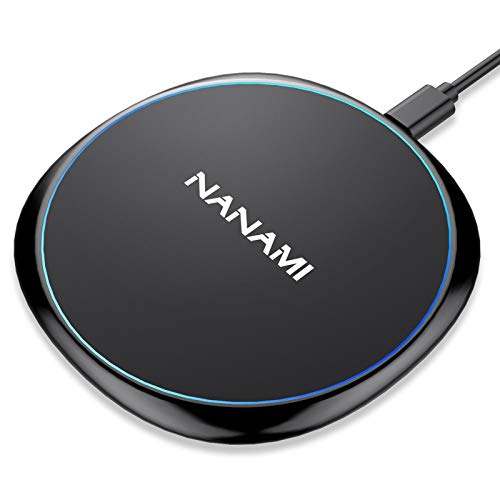NANAMI Qi-Certified Wireless Charging Pad for iPhone & Samsung