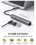USB C Hub with Ethernet and 3 USB Ports