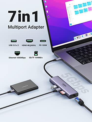 UGREEN 7-in-1 USB-C Hub with 4K HDMI