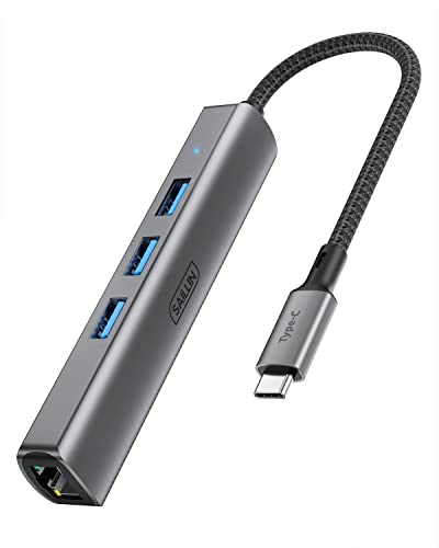 USB C Hub with Ethernet and 3 USB Ports