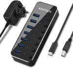 RSHTECH 7-Port USB 3.0 Hub for USB-C