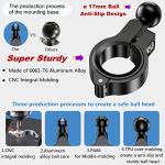 Motorcycle Phone Mount with 15W Wireless Charger