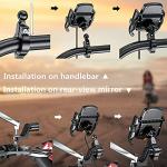 Motorcycle Phone Mount with 15W Wireless Charger