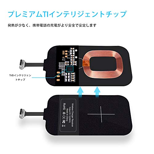 Wireless USB-C Charger Receiver for Pixel, HTC, 6T