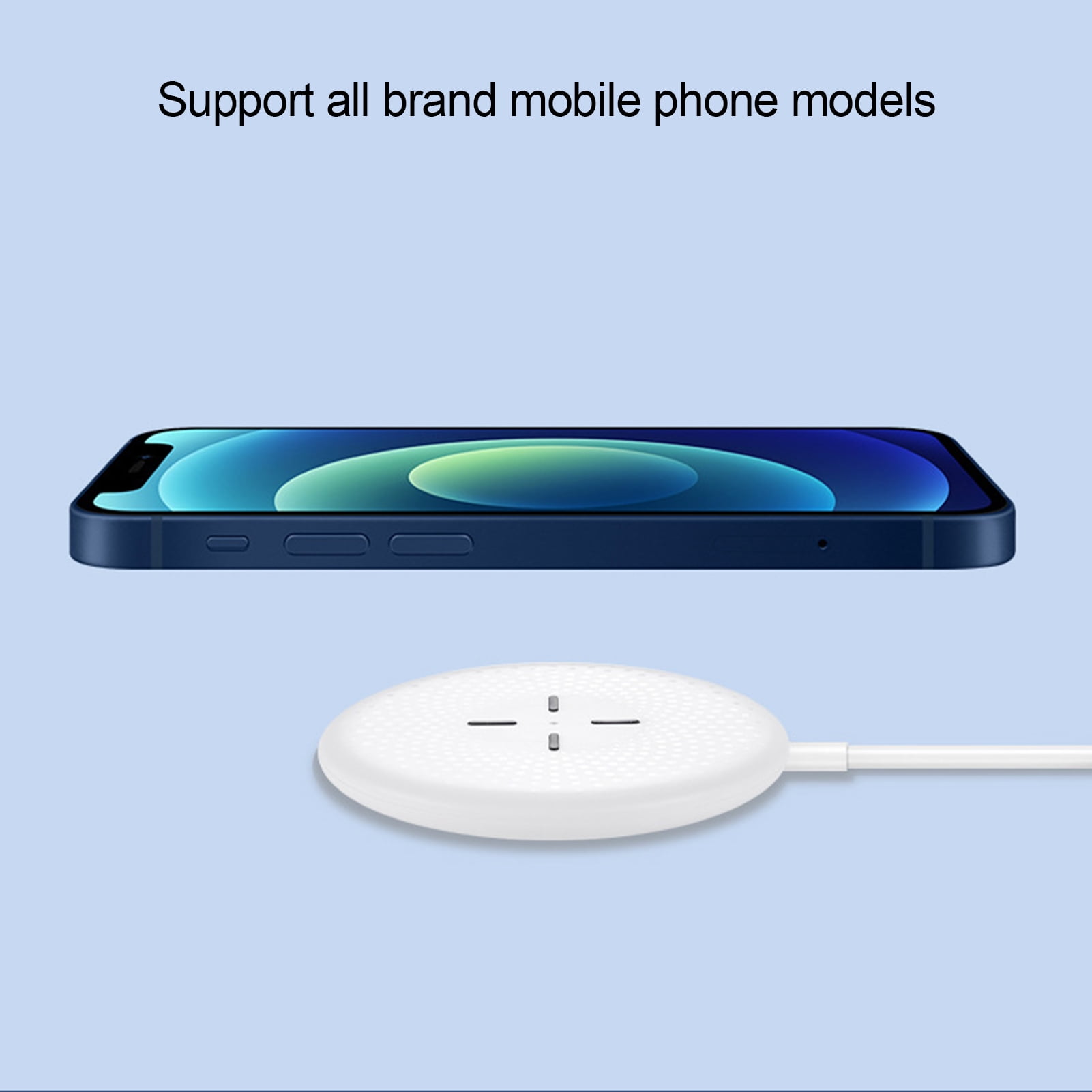 XWQ Mini 15W Fast Wireless USB-C Charger