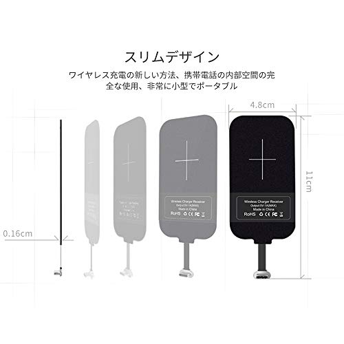Wireless USB-C Charger Receiver for Pixel, HTC, 6T