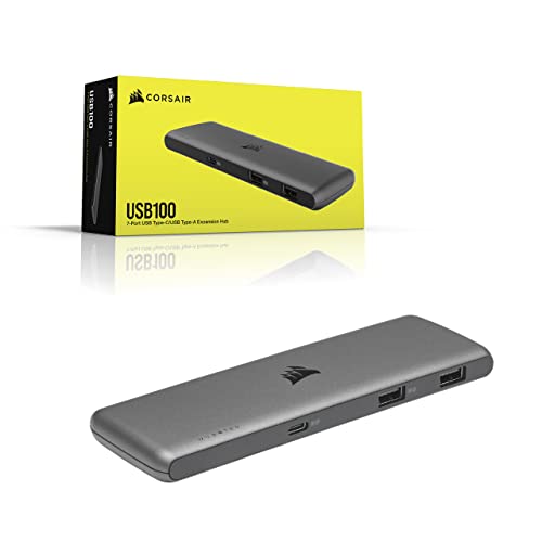 Corsair 7-Port USB-C/USB-A Hub, Silver