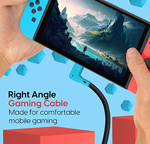 USB-C Charger Cable for Nintendo Switch - 90° Tip