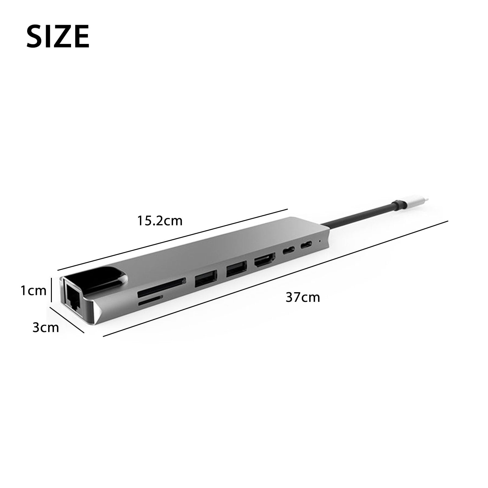 Morease 8-in-1 USB-C Multiport Hub