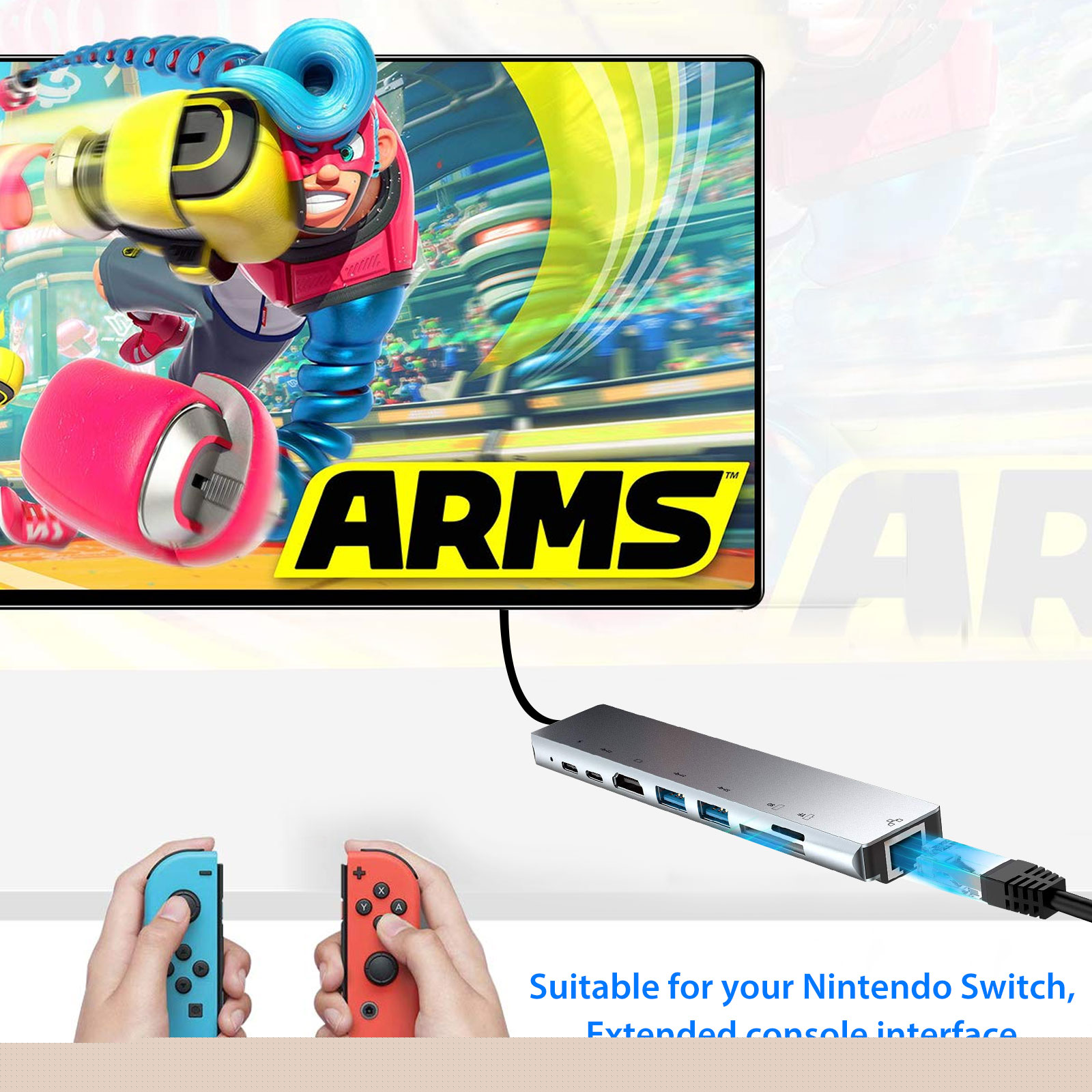 Morease 8-in-1 USB-C Multiport Hub