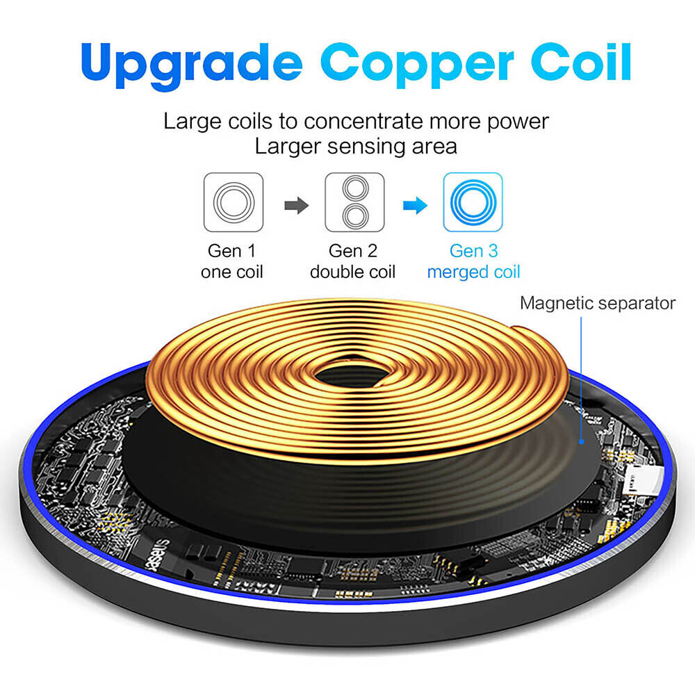 30W Fast Wireless Charger for Samsung Phones