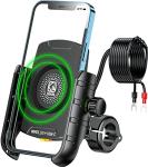 Motorcycle Phone Mount with 15W Wireless Charger
