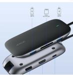 HOYOKI 8-in-1 USB-C Hub with HDMI & Ethernet