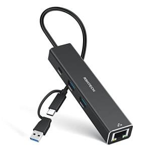RSHTECH USB-C 4-Port Hub with Gigabit Ethernet