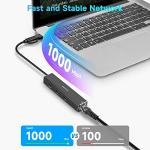 RSHTECH 4-Port USB-C Hub with Ethernet Adapter