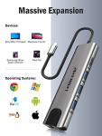 Lemorele 9-in-1 USB-C Hub with Ethernet and HDMI