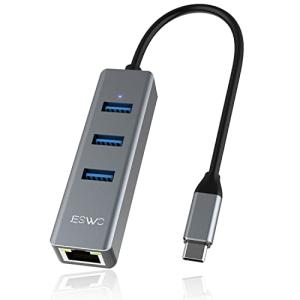 USB C to Ethernet Adapter with 3 USB Ports