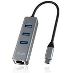 USB C to Ethernet Adapter with 3 USB Ports