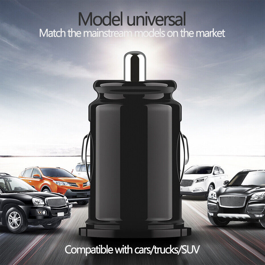 Dual USB-C Car Charger for iPhone and Samsung