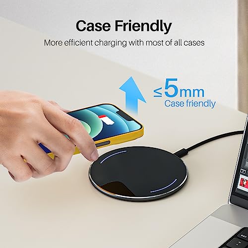TOZO W1 Wireless Charger - Fast 10W Qi Compatible
