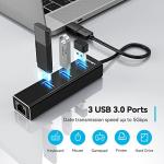 TECKNET USB C Hub with Ethernet and 3 USB Ports