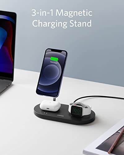 Anker 3-in-1 Wireless Charging Station with USB-C Cable