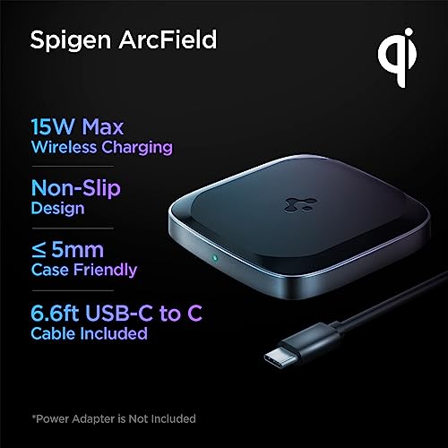 Spigen 15W Wireless Charger for Samsung/iPhone