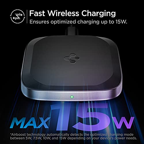 Spigen 15W Wireless Charger for Samsung/iPhone