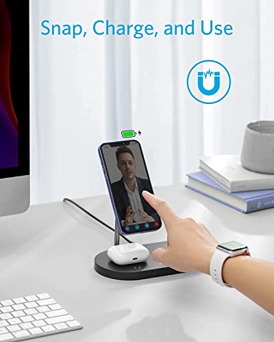 Anker 3-in-1 Wireless Charging Station with USB-C Cable