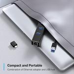 TECKNET USB C Hub with Ethernet and 3 USB Ports