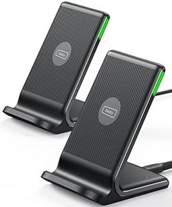 INIU 15W Wireless Charger Stand - 2 Pack