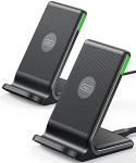 INIU 15W Wireless Charger Stand - 2 Pack