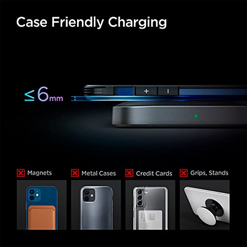 Spigen 15W Wireless Charger for Samsung/iPhone