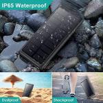 5-in-1 Solar Power Bank with Dual USB-C Outputs