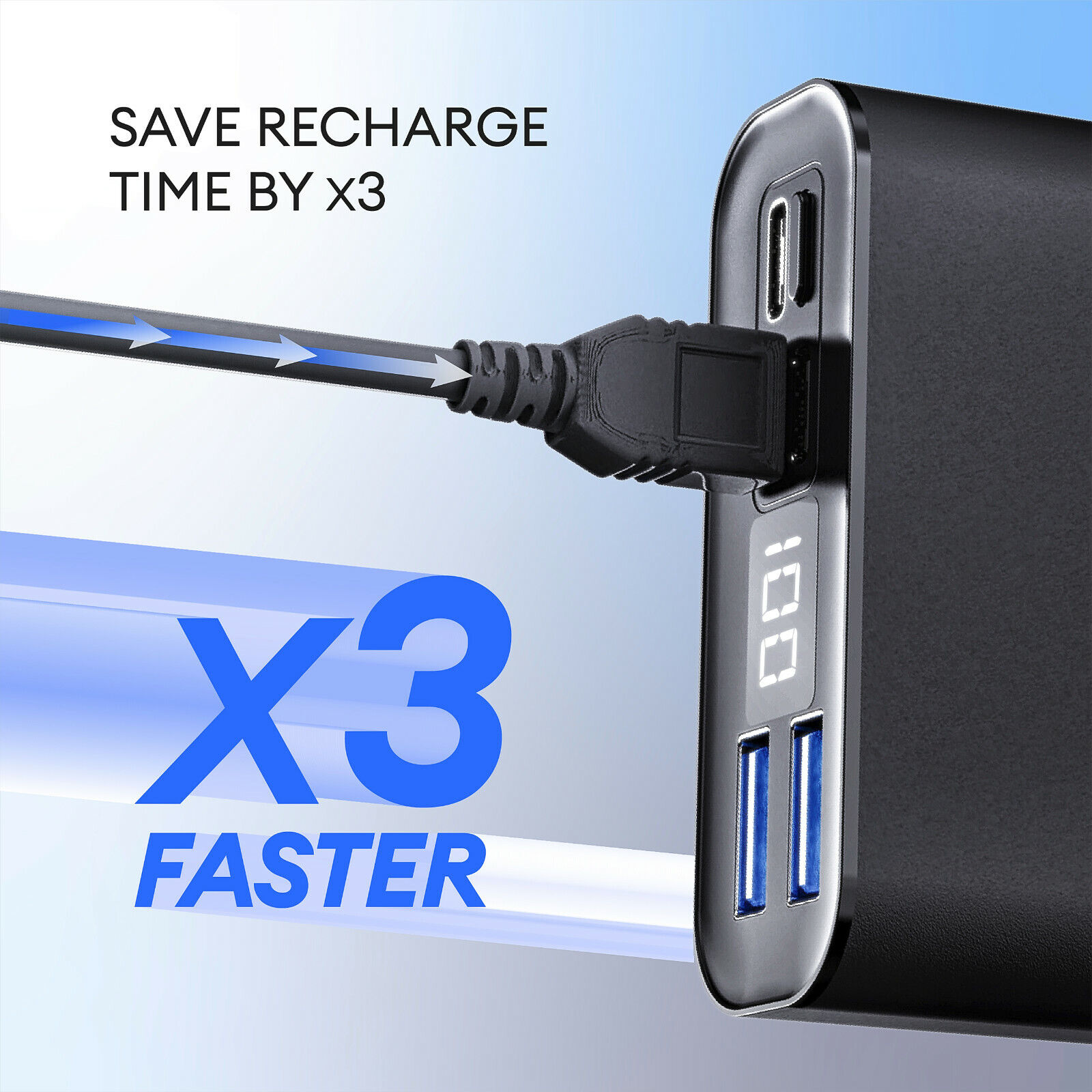 Morvelli 20000mAh USB-C Portable Power Bank