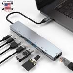 8-in-1 USB-C Hub with Ethernet and HDMI