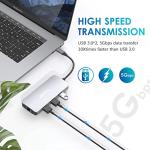 9-in-1 USB-C Hub for Laptops with 4K HDMI