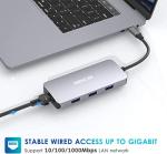 9-in-1 USB-C Hub for Laptops with 4K HDMI