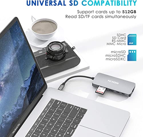 9-in-1 USB-C Hub for Laptops with 4K HDMI